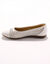 Leren ballerina's met ajour (wit)