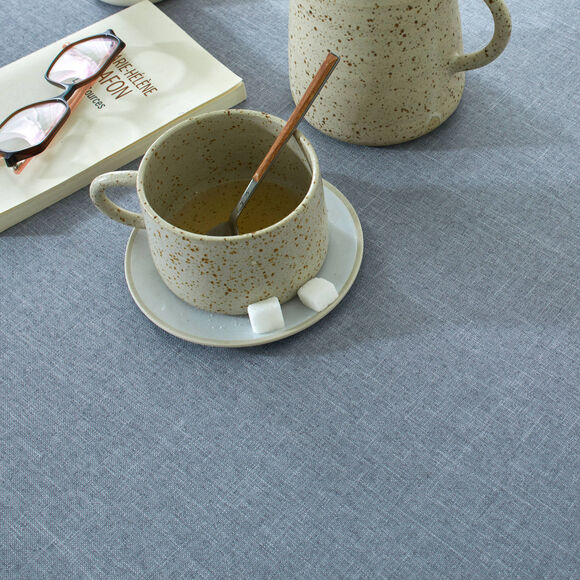 Nappe tram&eacute;e effet chin&eacute;  (gris)