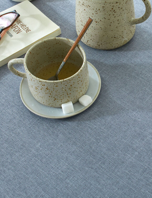 Nappe tram&eacute;e effet chin&eacute;  (gris)