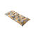 Long coussin déco coton imprimé tropical (jaune)
