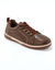 Lage sneakers met veters (bruin)
