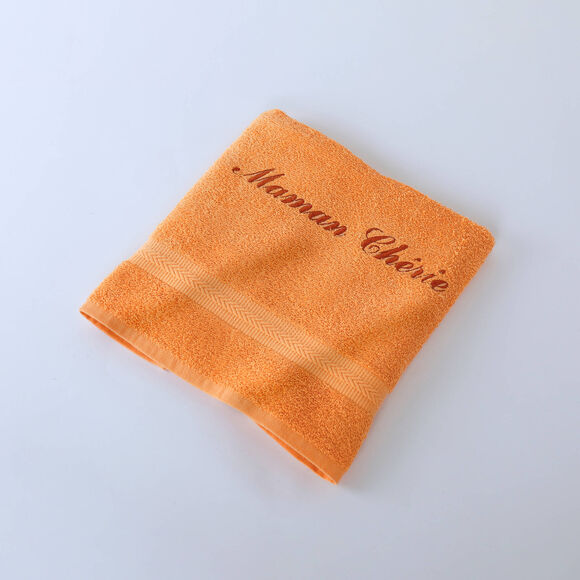 Collection serviettes de bain personnalis&eacute;es - confort moelleux 420 g/m&sup2; (abricot)