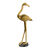 Decoratieve staande flamingo (goudkleurig)