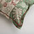 Coussin carr&eacute; imprim&eacute; indien (vert)