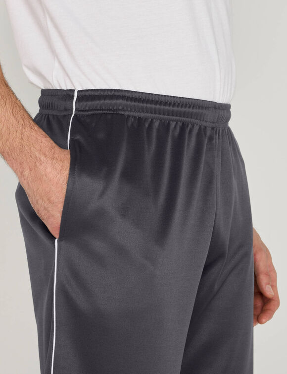 Pantalon de sport microfibre int&eacute;rieur gratt&eacute; (gris)