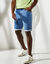 Bermuda in stretchdenim met elastische tailleband opzij  (bleached)