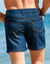 Denim short met elastische zijkanten (stone)