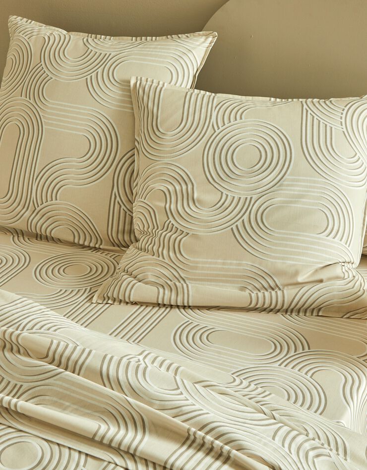 Linge de lit Vanua en coton (sable)