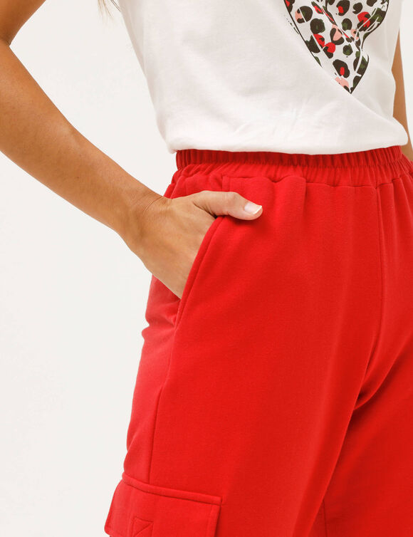 Pantalon jogging battle (rouge)