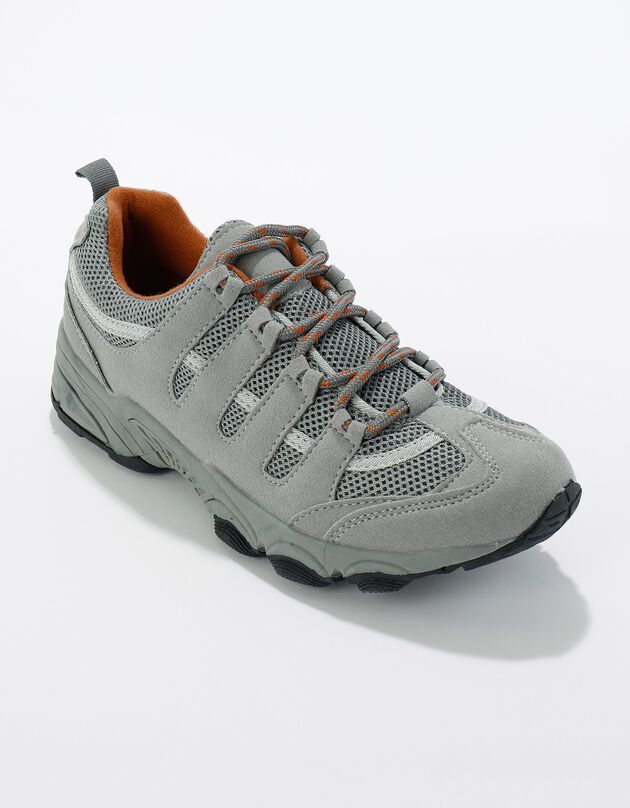 Sneakers met veters (grijs)