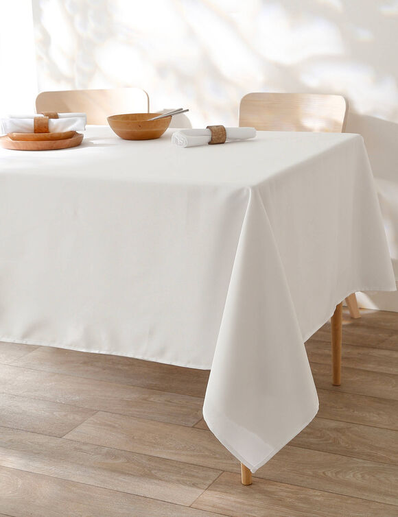 Nappe unie entretien facile (blanc)