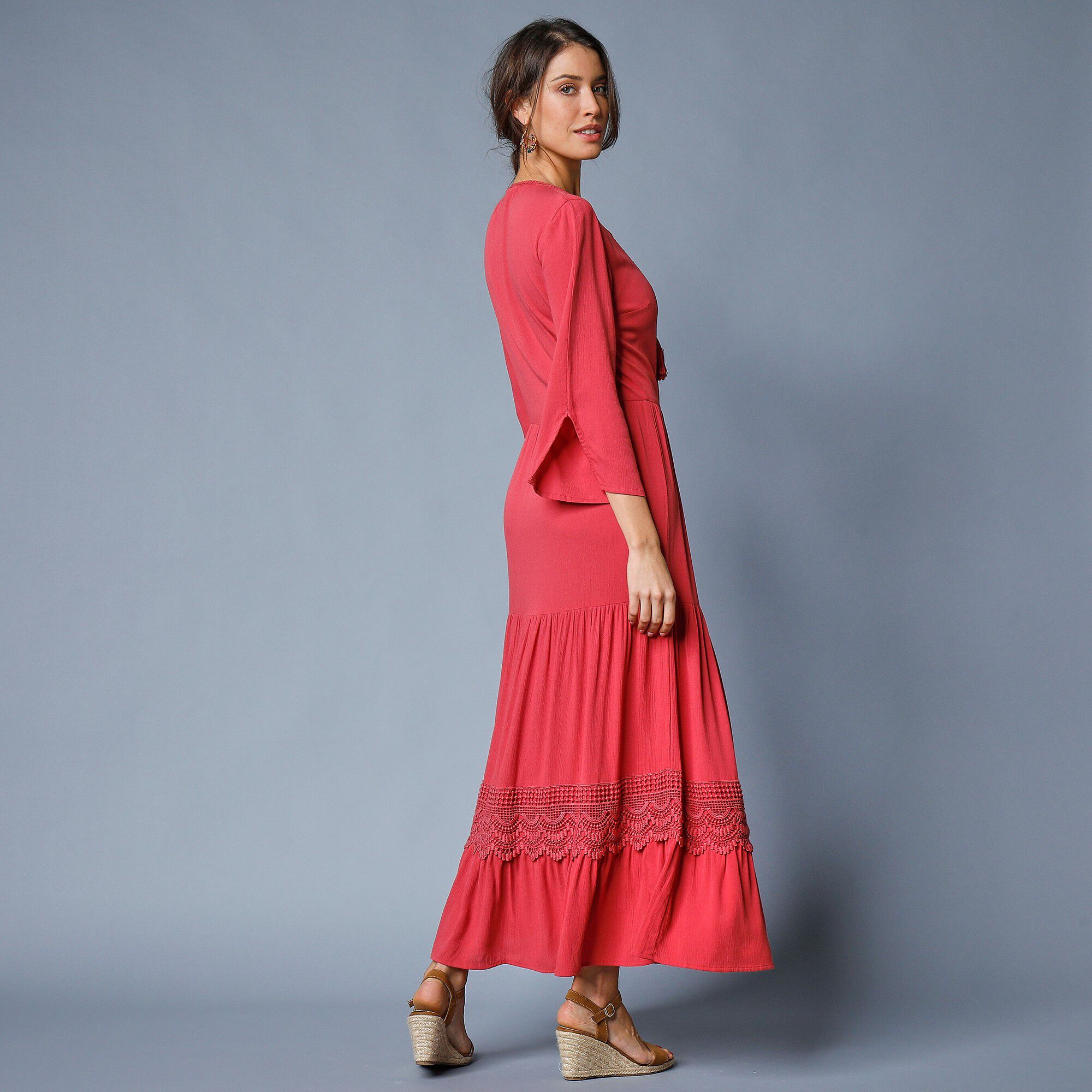 Blanche porte robe longue on sale