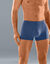 Effen shorty met elastische, overtrokken tailleband - set van 5 (rood + blauw + zwart)