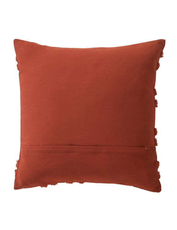 Coussin arches tuft&eacute;es (terracotta)