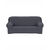 Voorgevormde, gematelasseerde hoes - fauteuils en zitbanken (antracietgrijs)