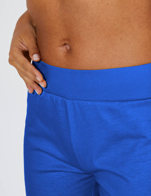 Short coton biologique** (bleu)