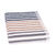 Handdoek in badstof met strepen 500 g/m² (grijs)