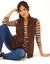 Veste zipp&eacute;e maille polaire, sans manches (chocolat)