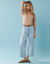 Jeans met hoge taille, voor Kleine Lengtes, binnenpijplengte 60 cm, ruim 7/8-model (bleached)
