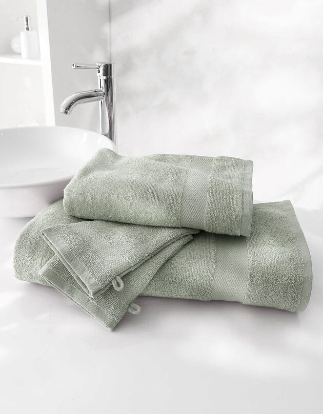 Éponge coton - 350g/m² (vert tilleul)