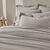 Linge de lit uni flanelle (taupe)