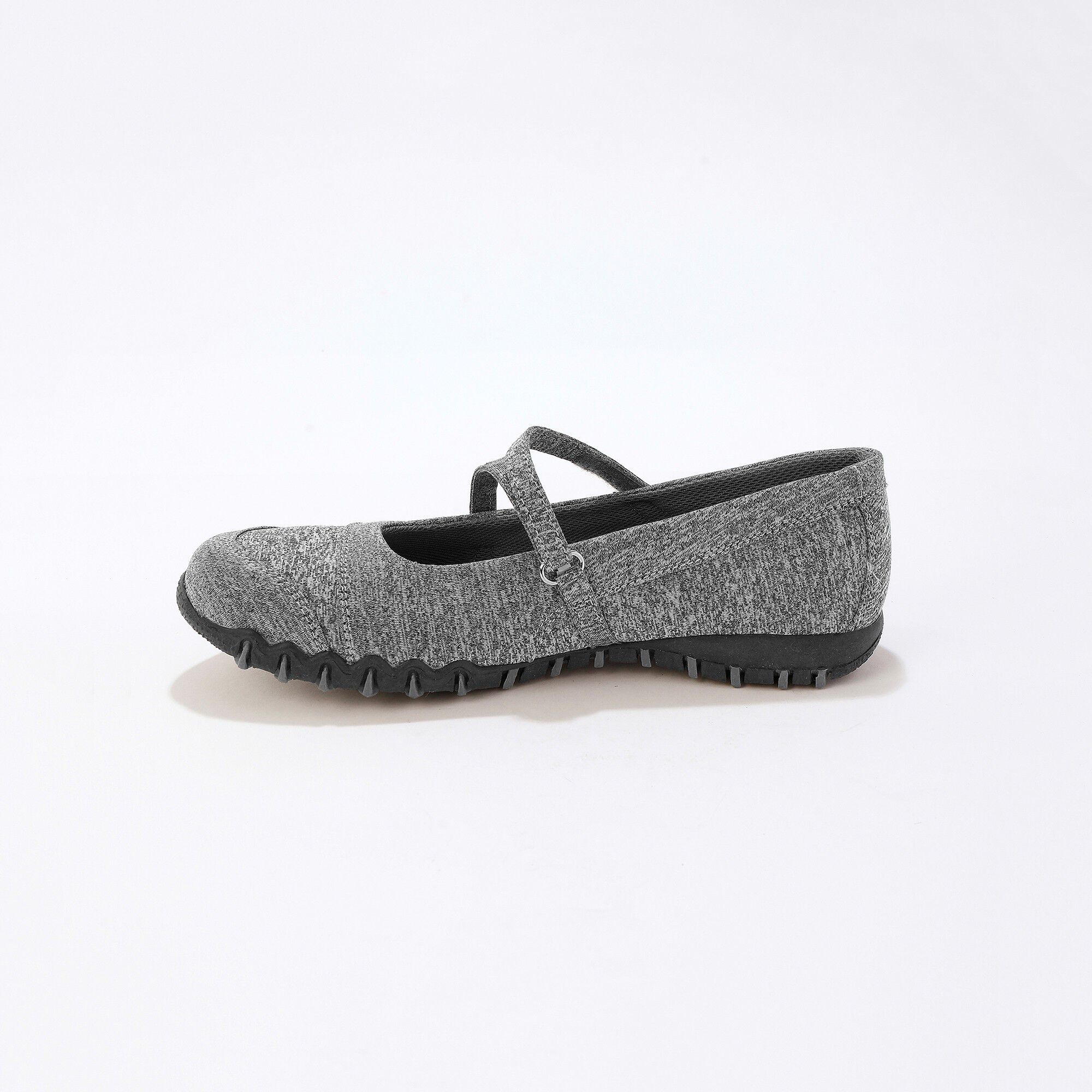 Ballerines de sport ultra souples effet jersey chin gris