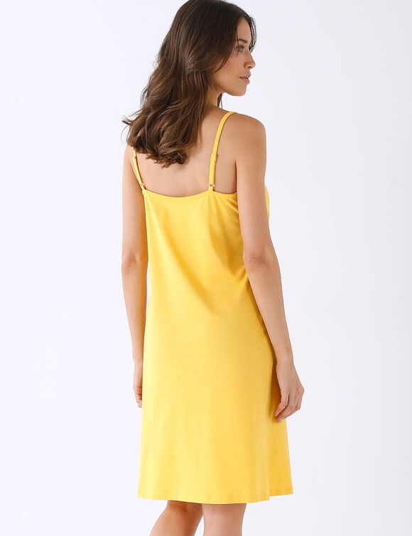 Nuisette imprim&eacute;e "lune et soleil" (safran)