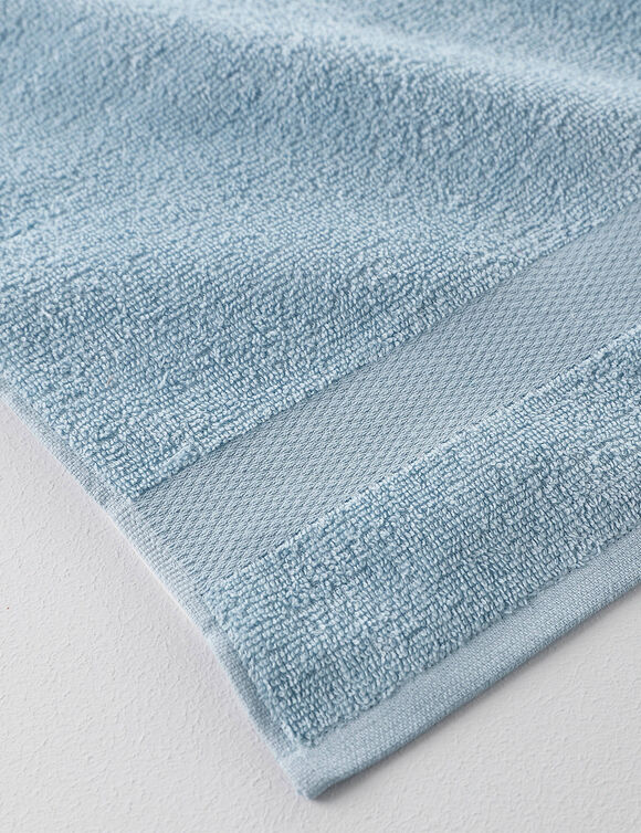 Badstof in katoen - 350g/m2 (blauw)