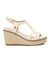 Sandales compensées macramé (beige)