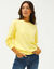Sweater in molton (geel)