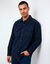 Chemise boutonn&eacute;e en velours c&ocirc;tel&eacute; (marine)