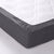 Drap-housse uni flanelle 130g/m&sup2; - bonnet 32 cm (anthracite)