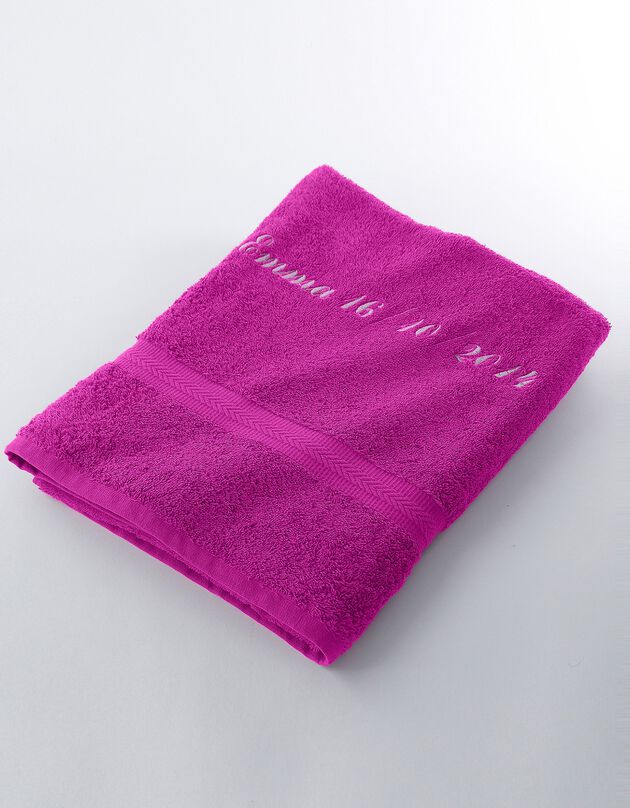 Serviette éponge personnalisable confort moelleux (bruyère)