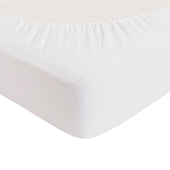 Ondoorlatende matrasbeschermer Tencel® (wit)
