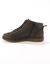 Leren boots met veters en rits (zwart)
