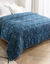 Bedrukt dekbed in katoen Palmito 400 g/m2 (blauw)