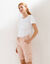 Oprolbare bermuda in battlestijl (ros&eacute;beige)