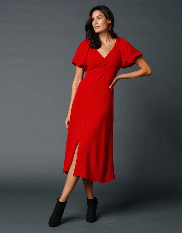 Lange jurk (rood)