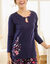 Pyjama-T-shirt met lange mouwen (marine)