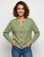 Cardigan boutonn&eacute; maille fantaisie (tilleul)