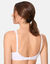 Geborduurde beha zonder beugels "Cross Your Heart Coton" van Playtex® - set van 2 (wit)
