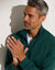 Sweat molleton col camionneur zippé (vert sapin)