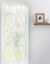 Glasgordijn met geometrisch motief (wit)