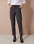 Pantalon chino uni, maille milano (anthracite chiné)
