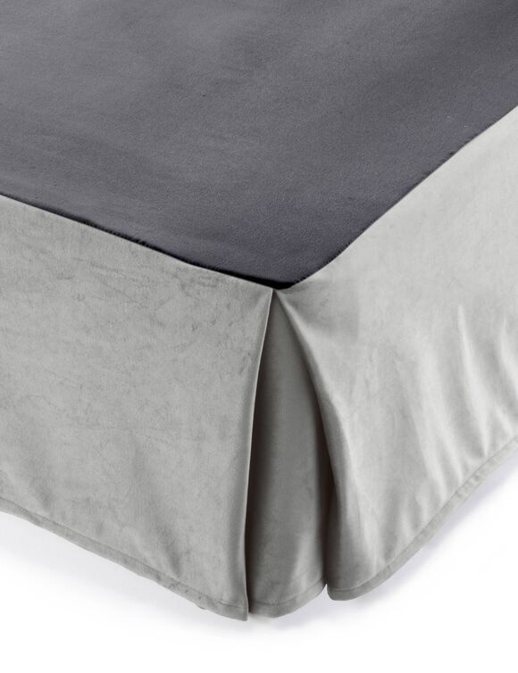 Volledig bedrok met een zeer zachte touch (lichtgrijs)