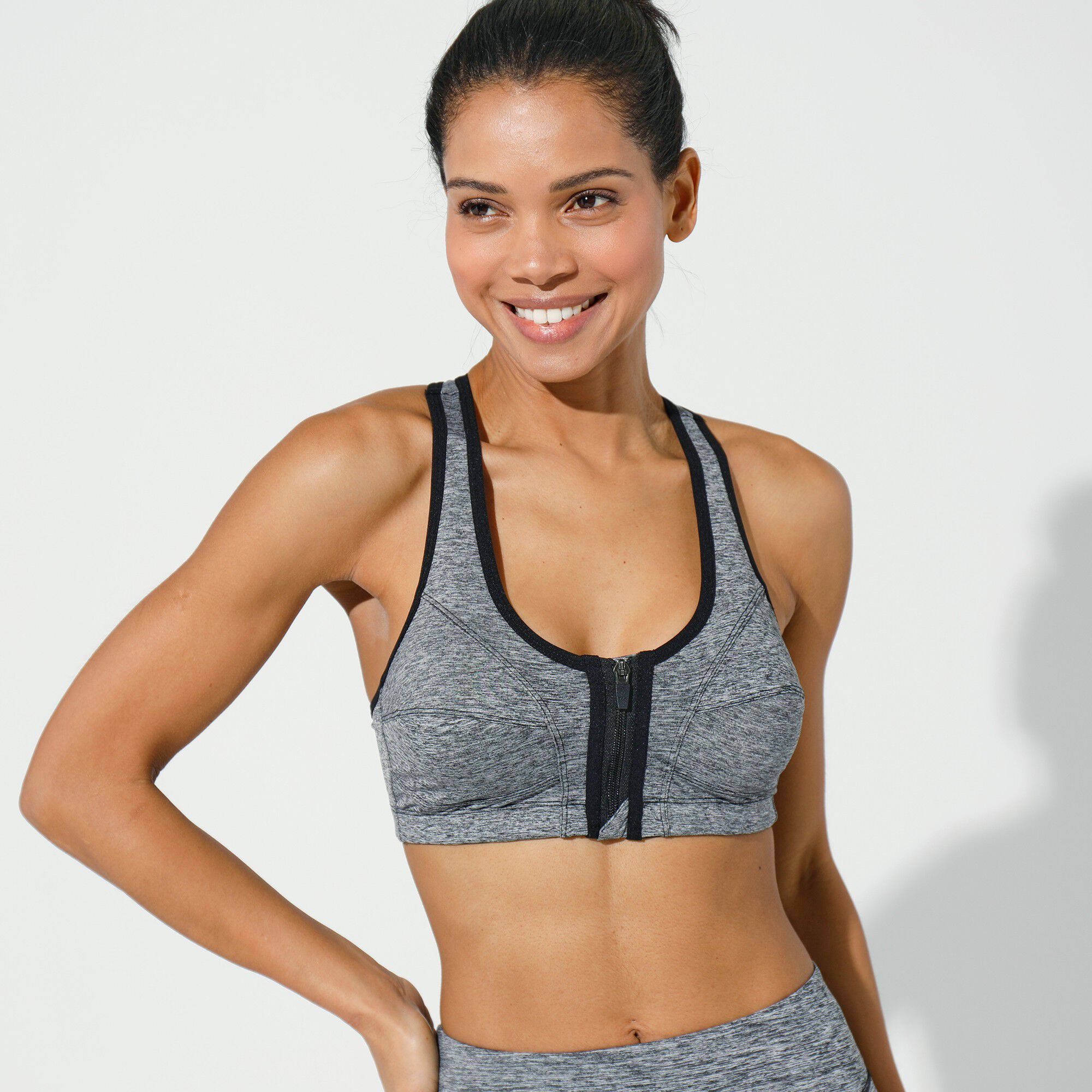Soutien gorge sales zippé devant