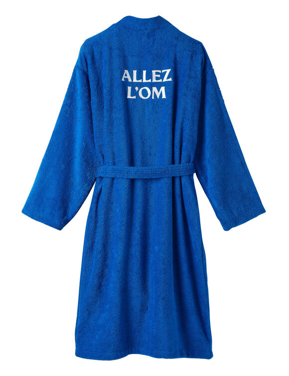 OM&reg;-badjas voor volwassenen, te personaliseren (blauw)