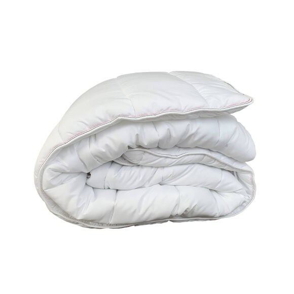 Couette lin et coton garnissage fibres recyclées 300g/m² (blanc)