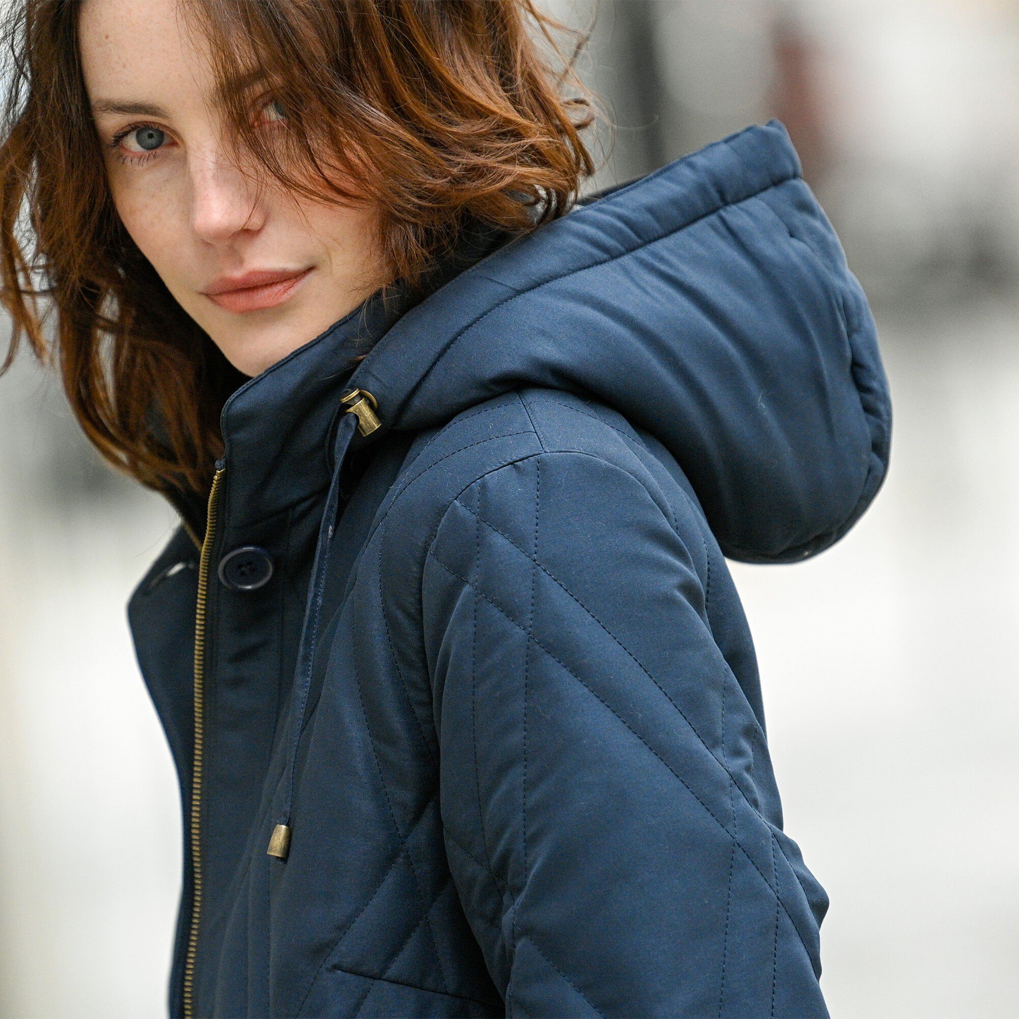 Parka blanche porte clearance