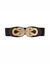 Ceinture &eacute;lastiqu&eacute;e boucle effet n&oelig;ud (noir)